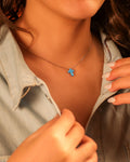 Studded Cross Necklace