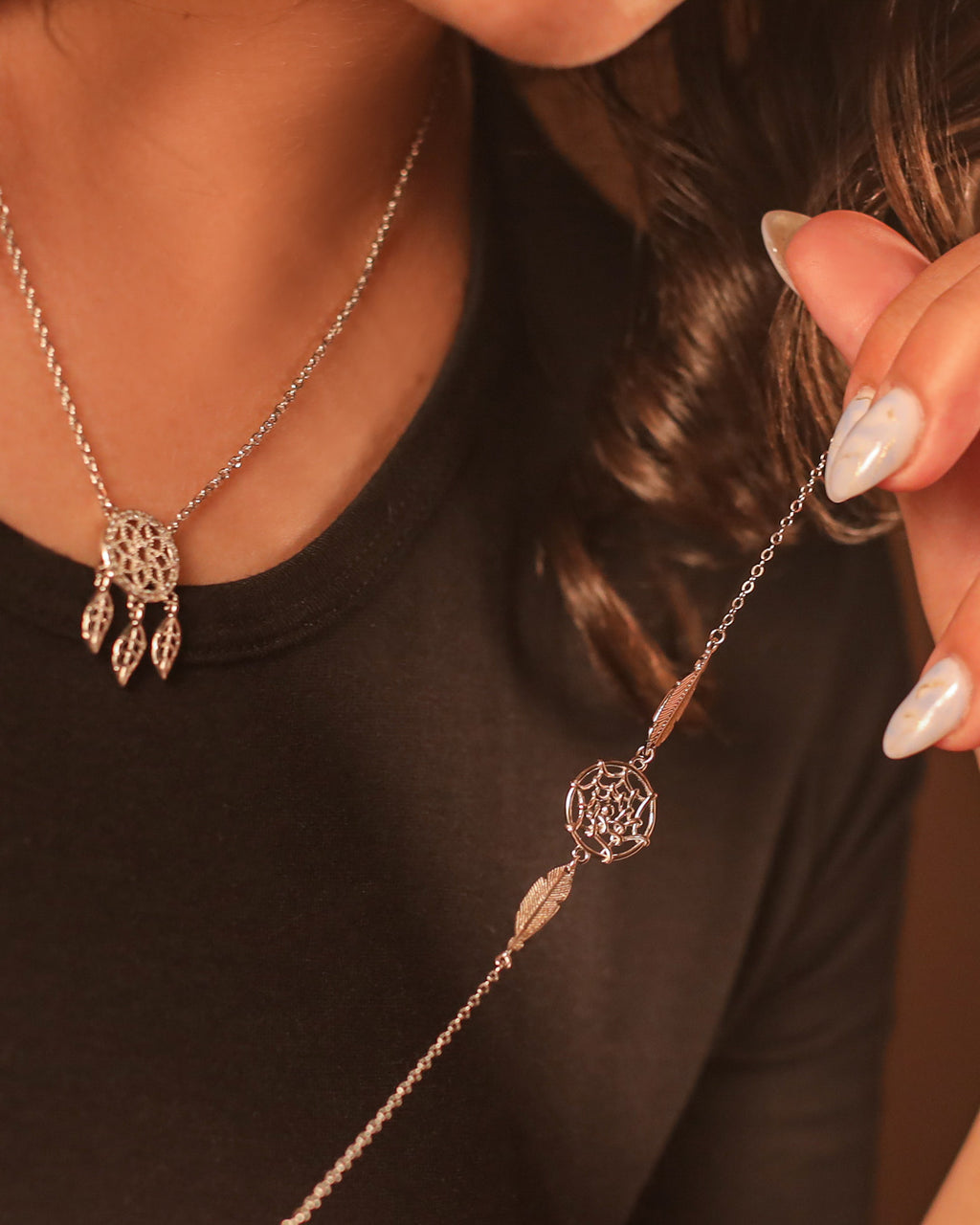 Sterling Silver Dreamcatcher Wings Bracelet