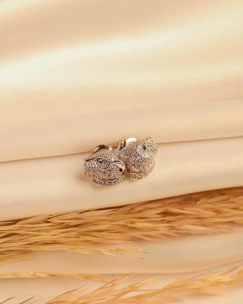 Leopard Head Studs earring