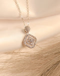 Studded Rhombus Necklace