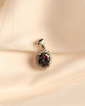 Silver Turquoise Evil Eye Pendant