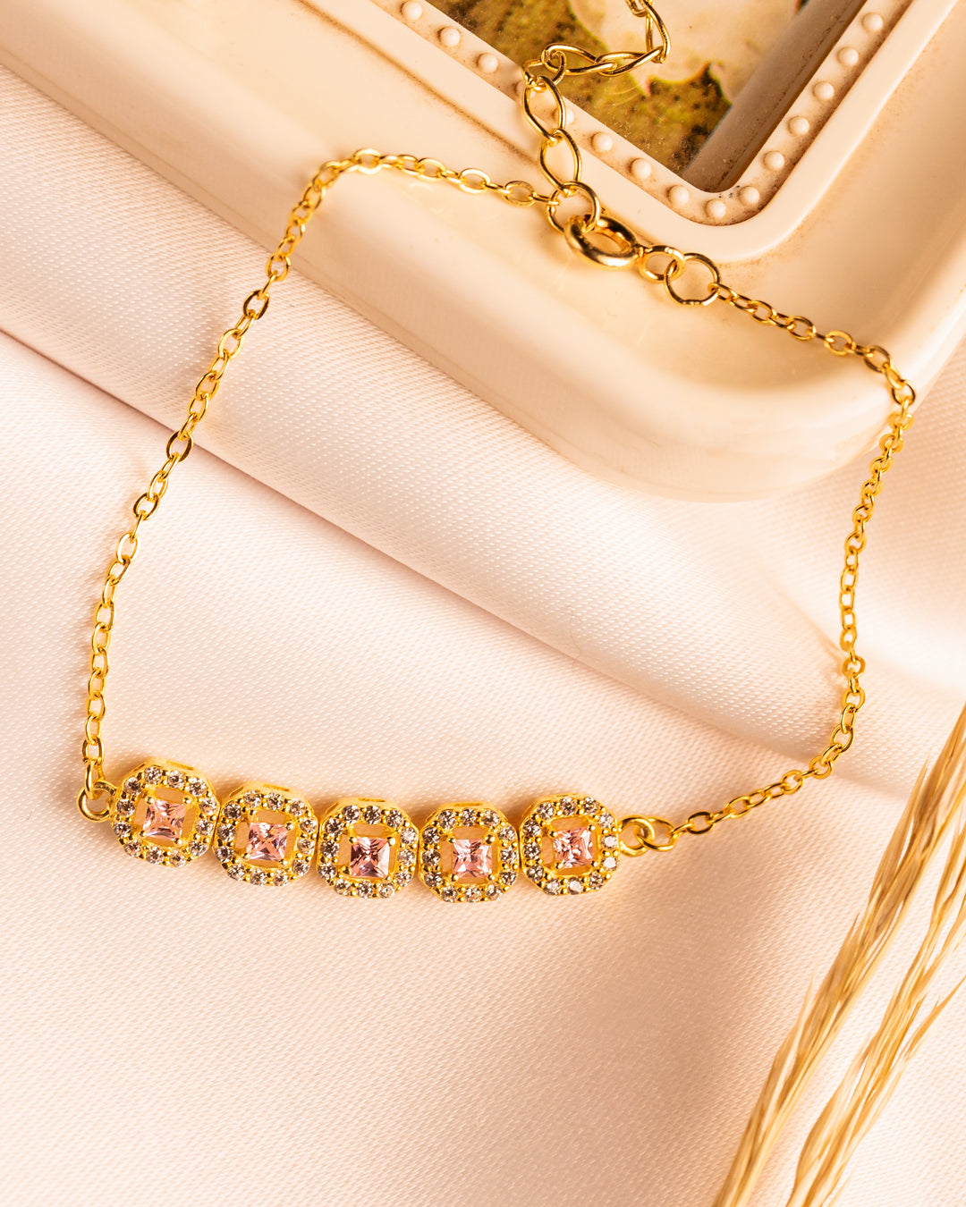Golden Rose Garden Bracelet