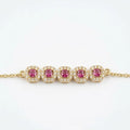 Golden Rose Garden Bracelet