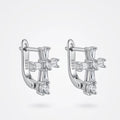 Mystic Cross Hoops earring