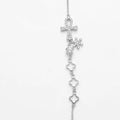 Sterling Silver Ankh Charm Bracelet
