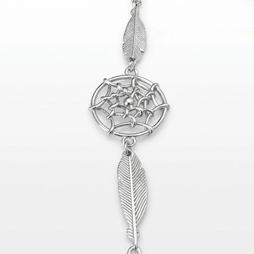 Sterling Silver Dreamcatcher Wings Bracelet