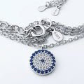 Blue Star Orbit Necklace