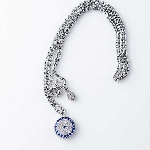 Blue Star Orbit Necklace