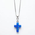 Studded Cross Necklace