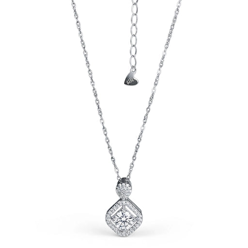 Studded Rhombus Necklace