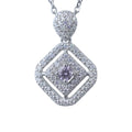 Studded Rhombus Necklace