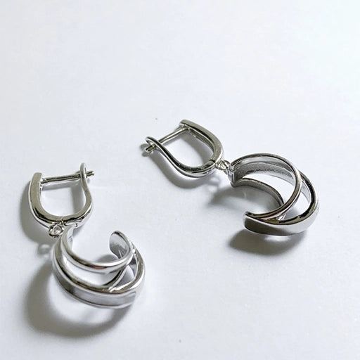 Silver Orbits earrings