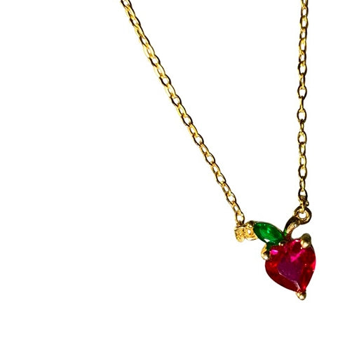 Strawberry Heart Necklace