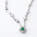 Emerald Labyrinth Necklace
