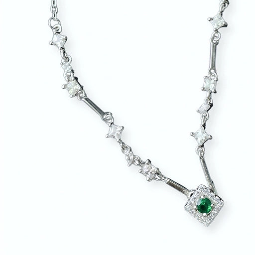 Emerald Labyrinth Necklace